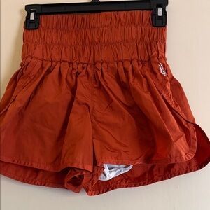Free People Movement Women's Rust Shorts